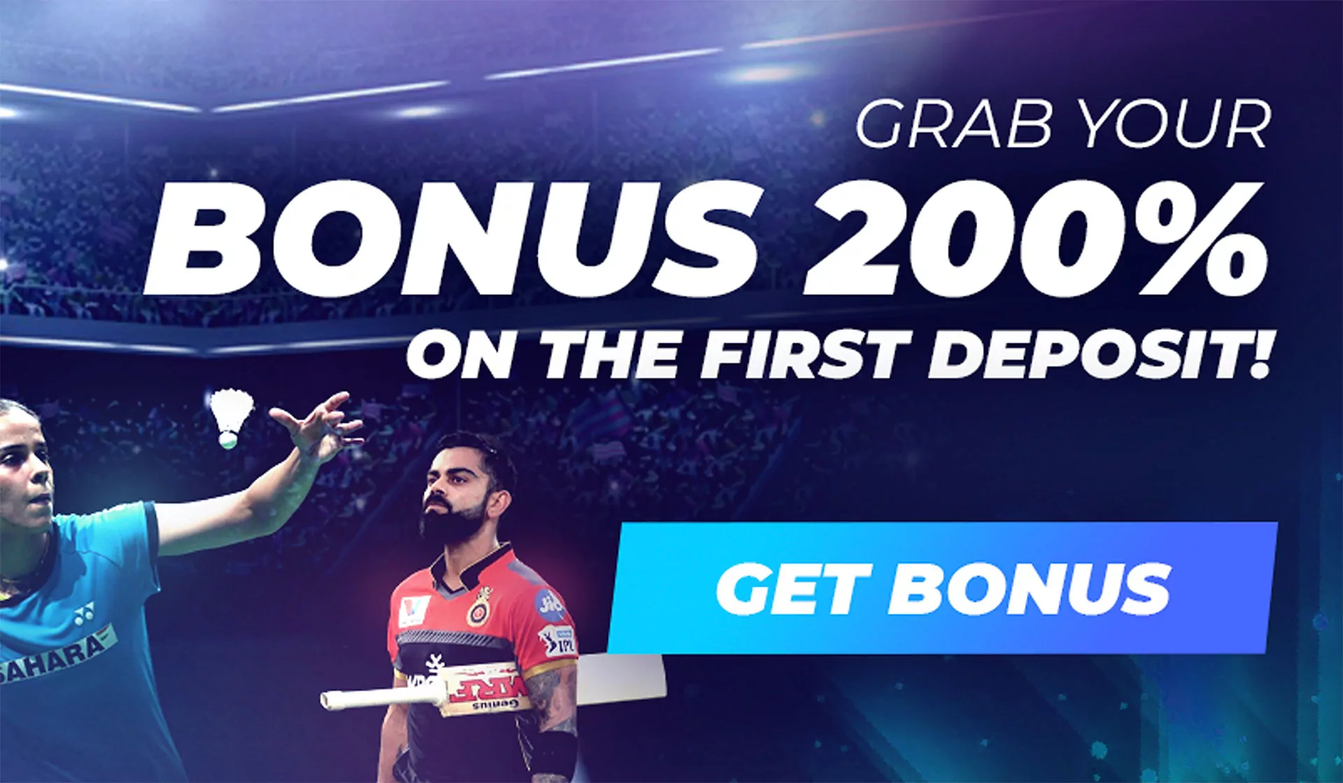 Get your welcome bonus and place even more profitable bets.
