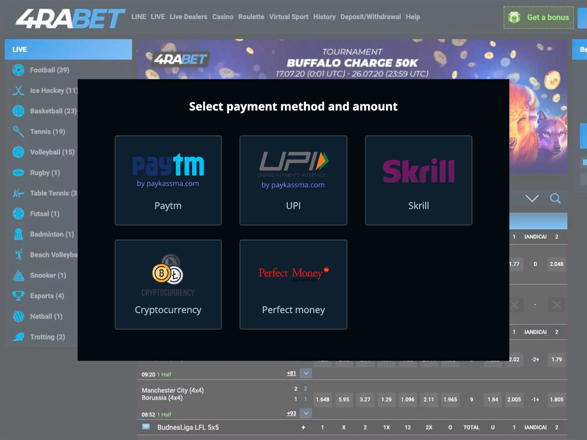 You can withdraw your winnings the same wat you made a deposit.