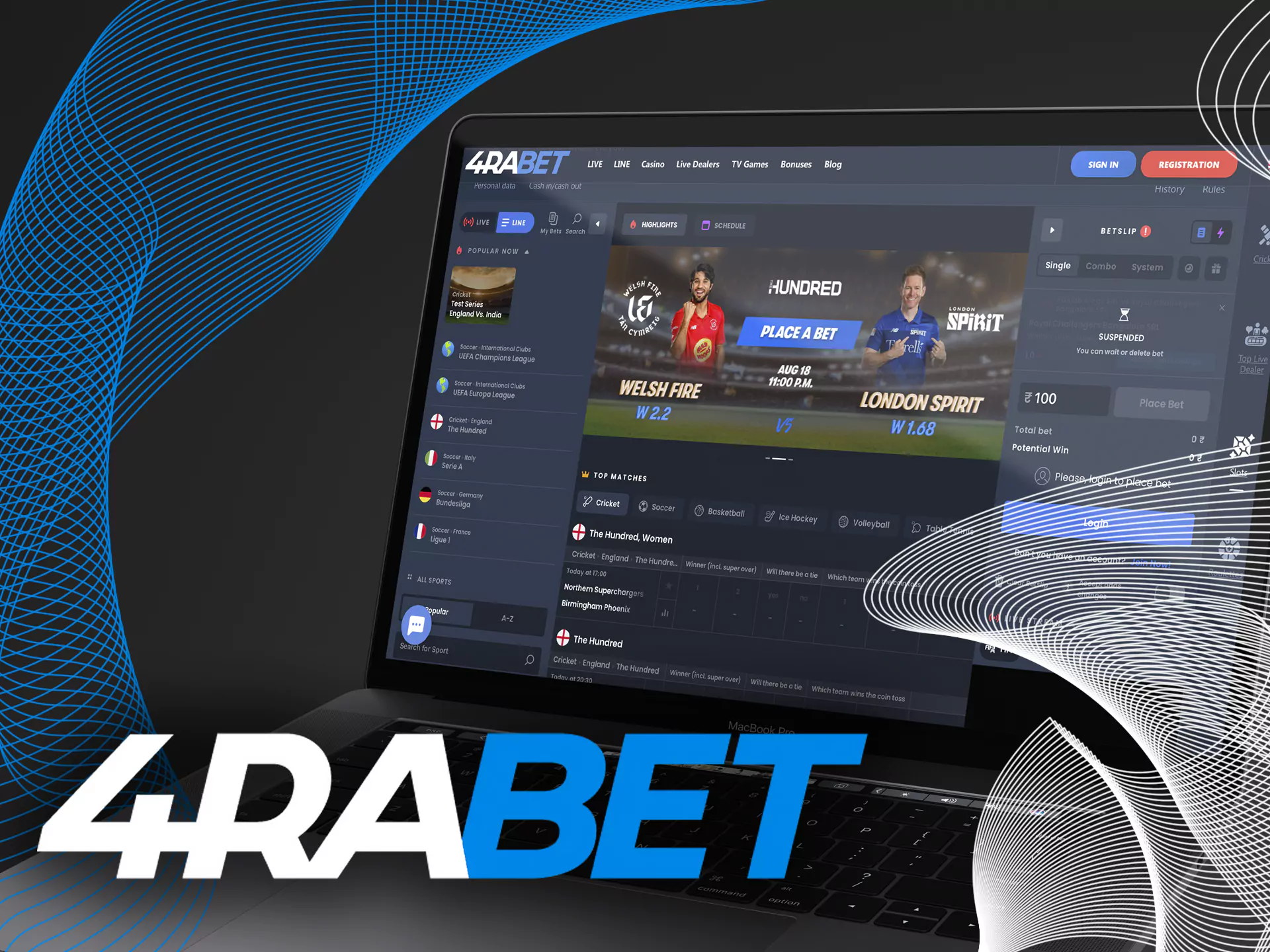 You can bet at Dafabet on your personal computer.
