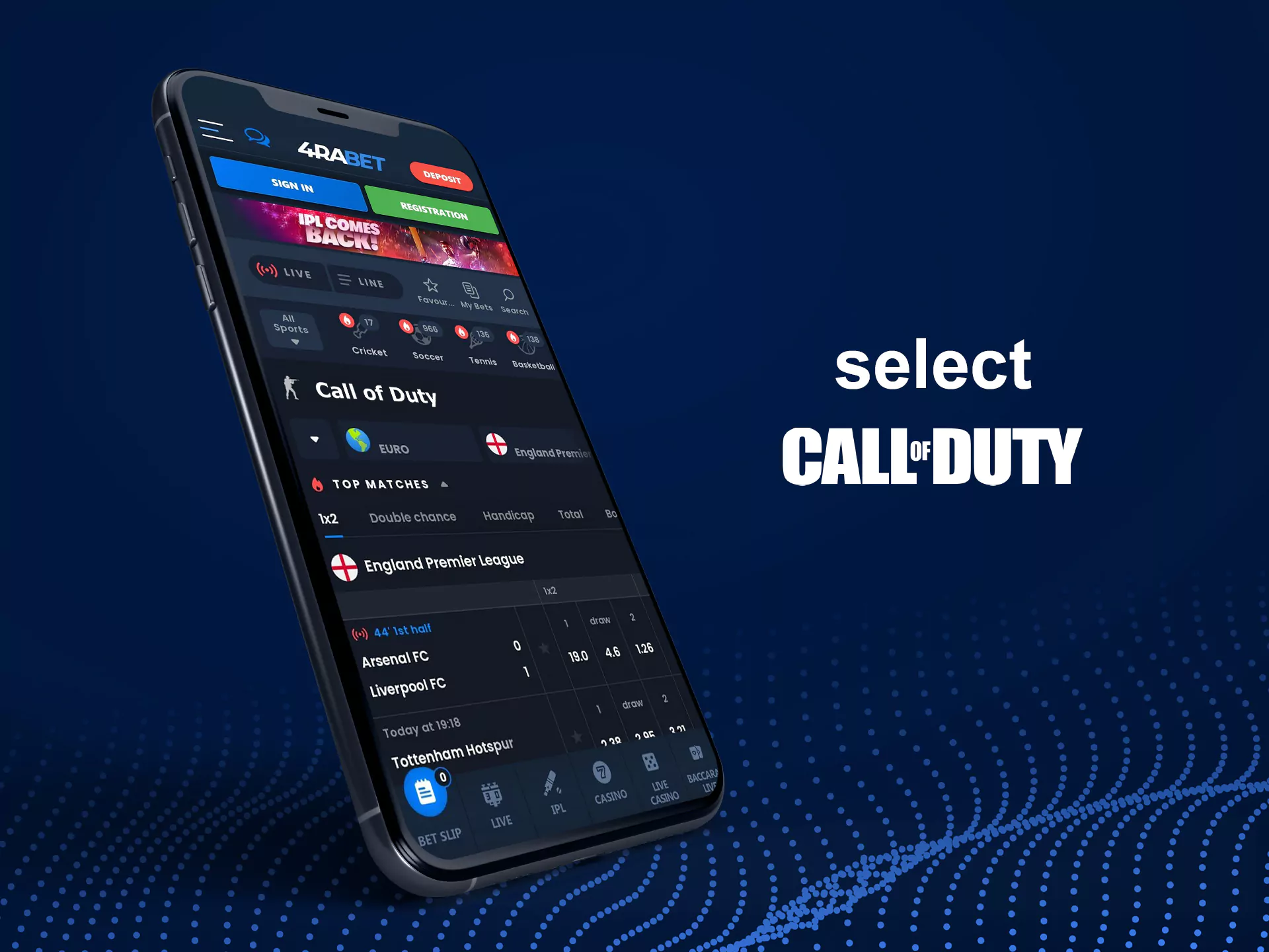 Look through disciplines and select the Call of Duty section.