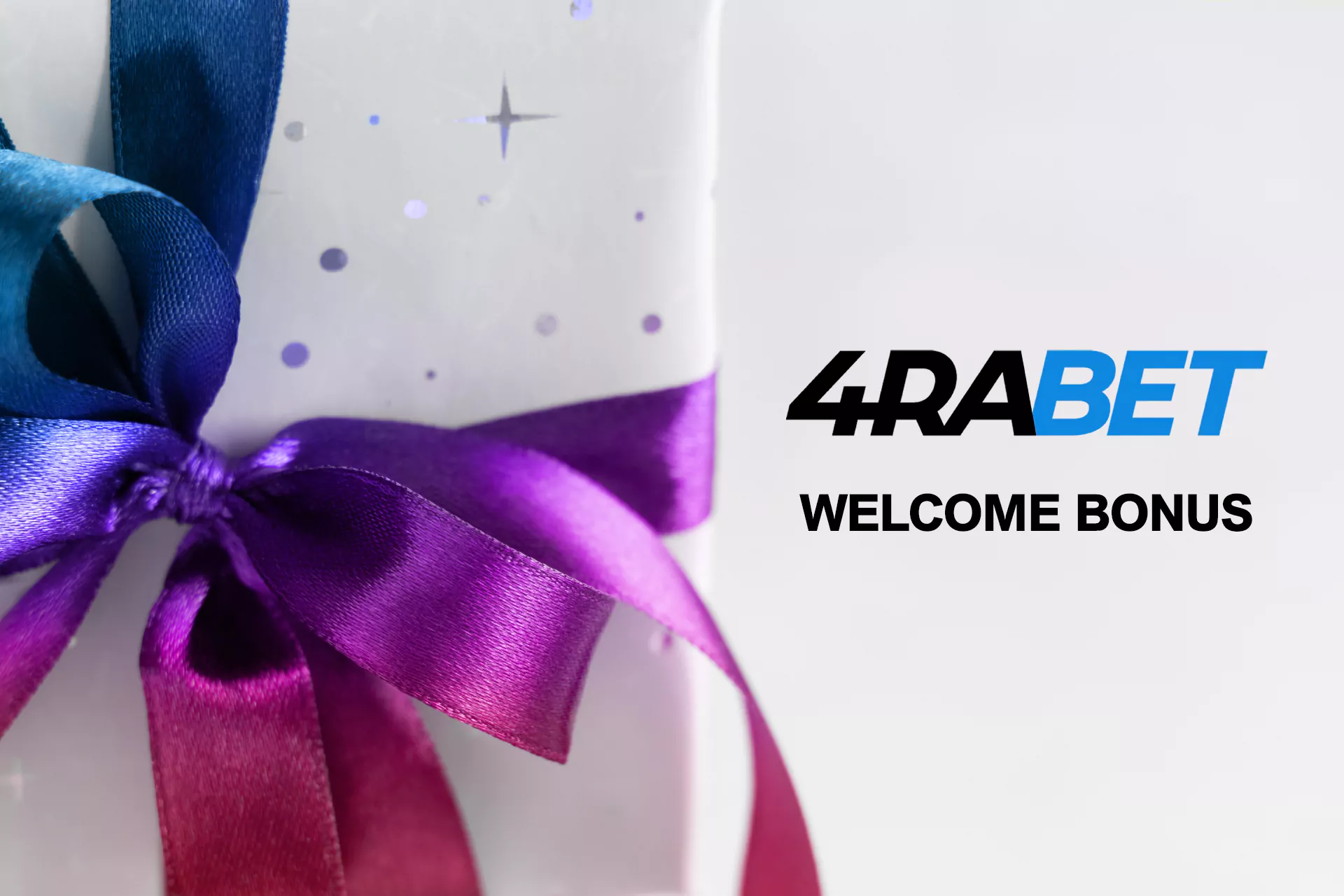 If you are a new user on 4rabet, claim the welcome bonus during registration.