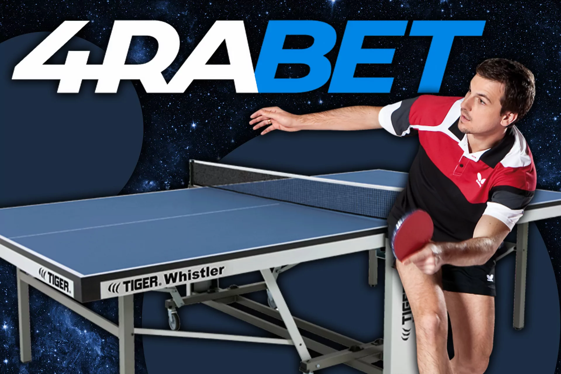 You can bet on table tennis at 4rabet.