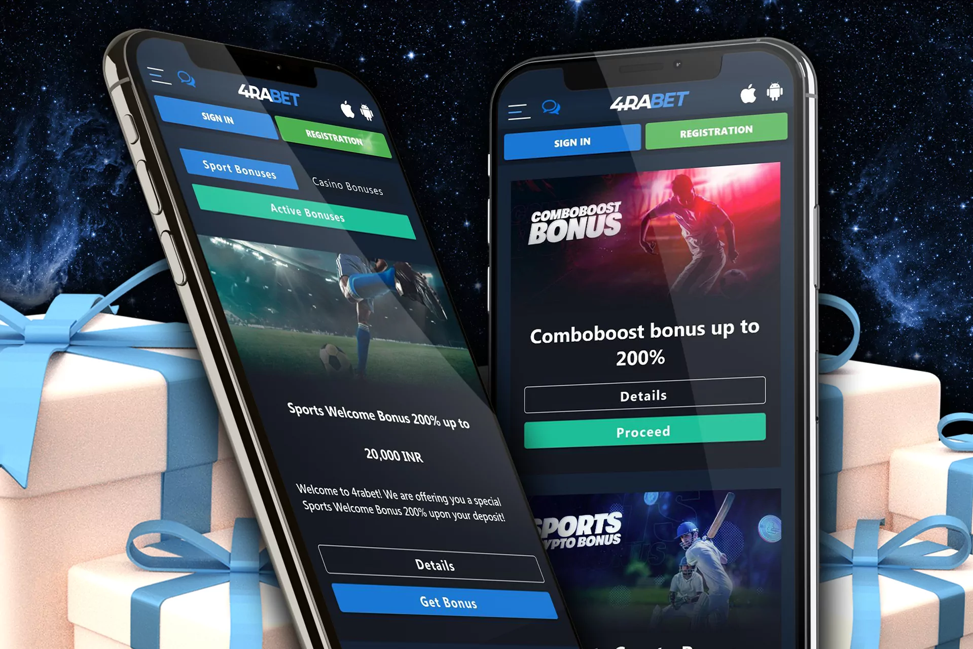 4rabet offers many dofferent bonuses and promo for its bettors.