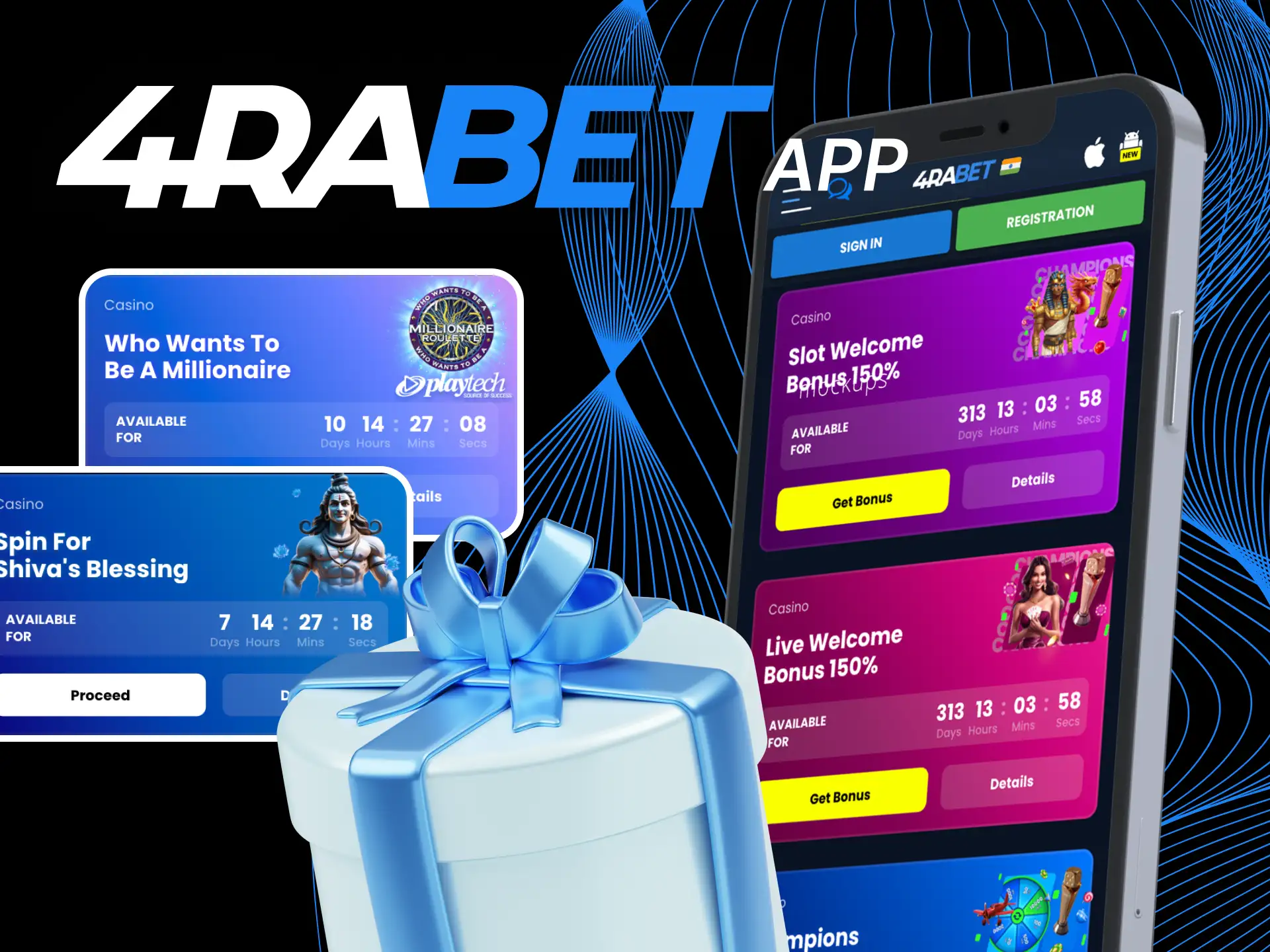 4rabet offers many dofferent bonuses and promo for its bettors.