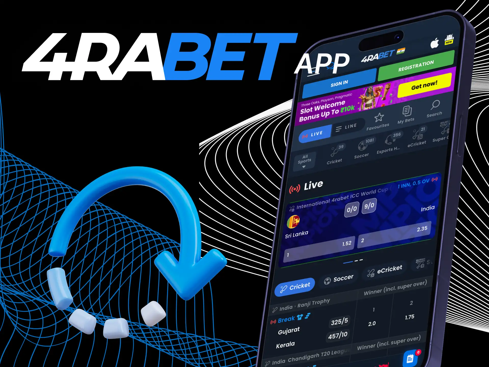 Update the 4rabet app to the latest version on our official website, click the update button and follow our instructions.