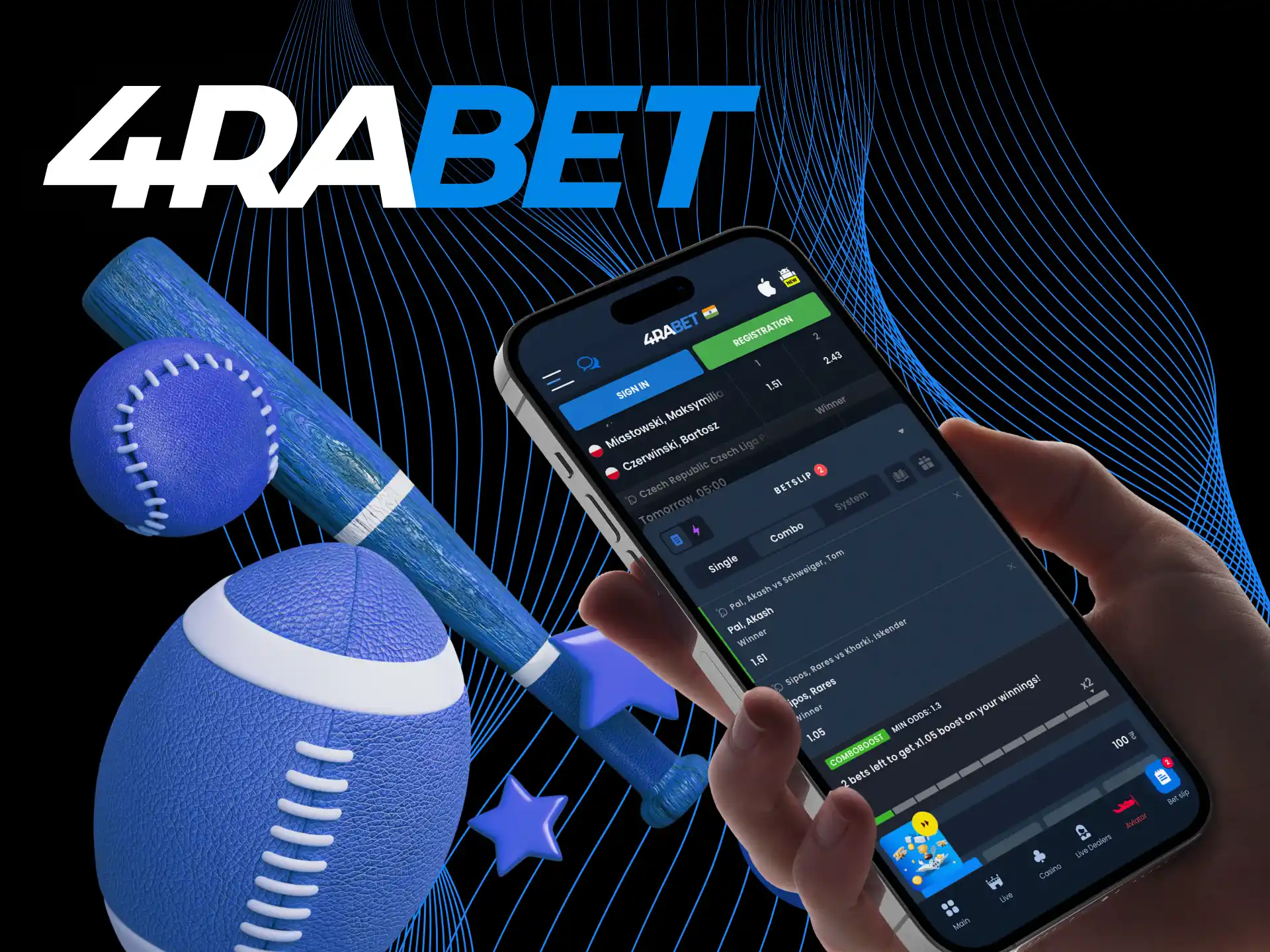 4rabet has a wide range of profitable odds on betting.