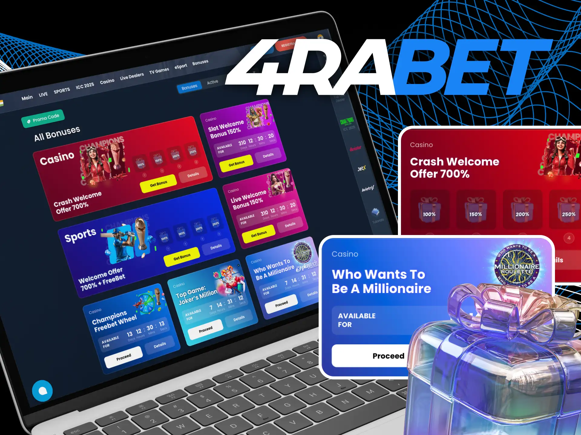 Get your welcome bonus and place even more profitable bets.