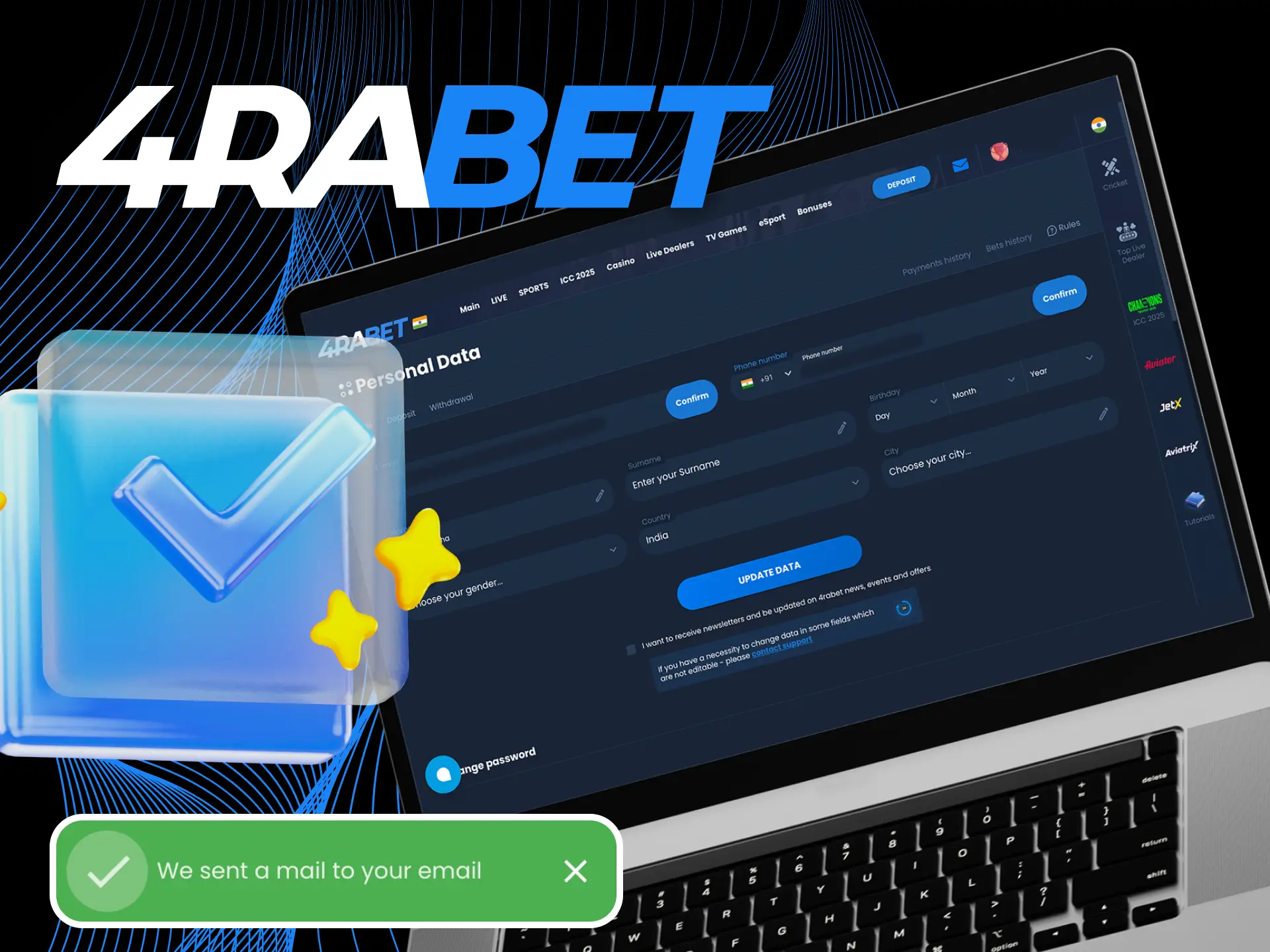 How to verify your account in 4rabet and why you need it.