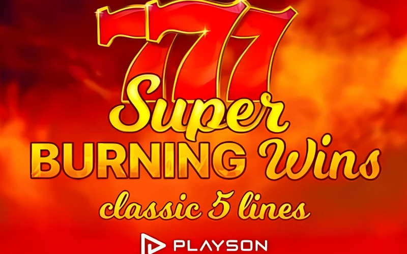 Start playing 777 Super Burning Wins on 4RaBet and take your chance to win amazing rewards.