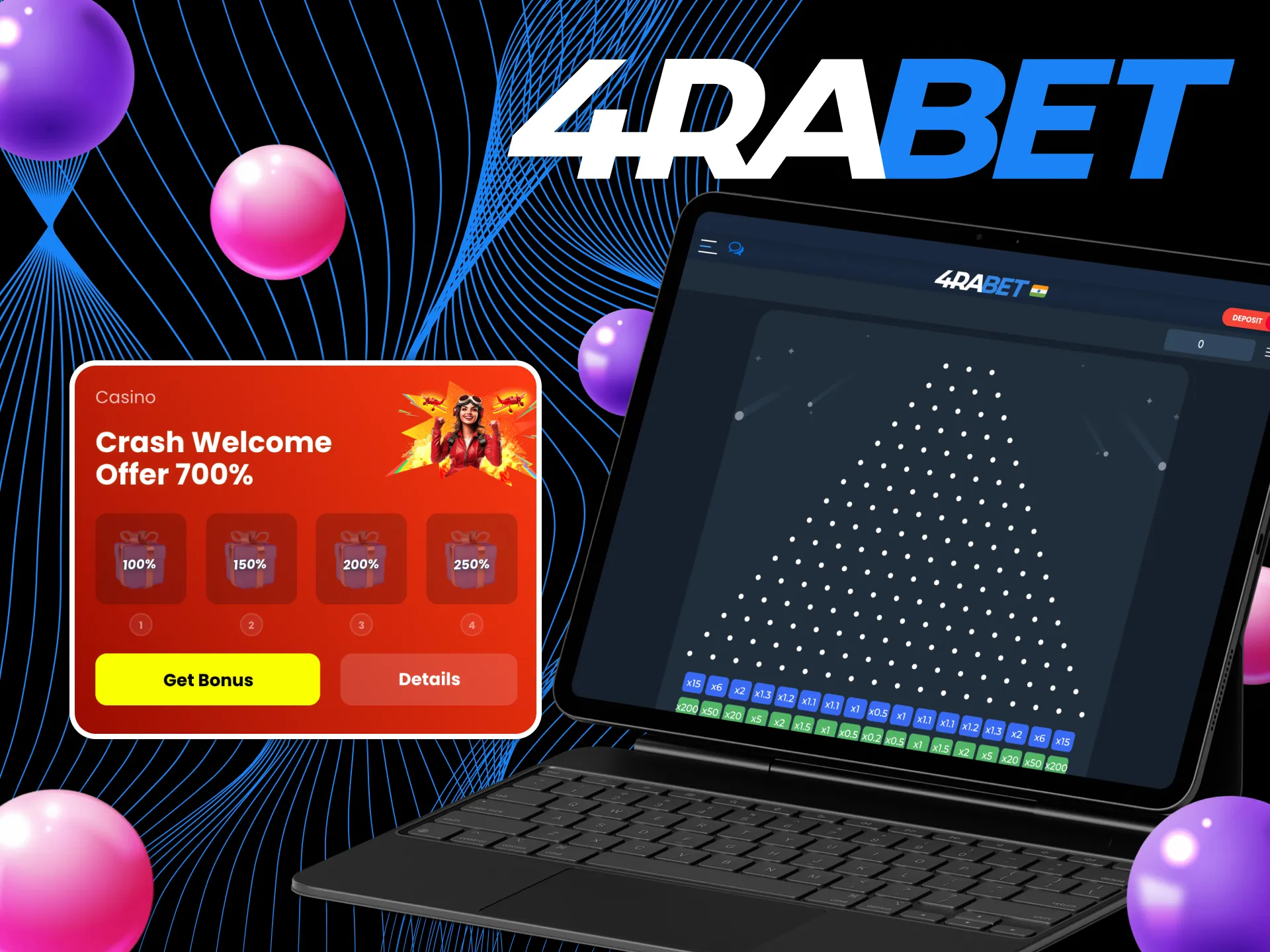 Feel the excitement and earn rewards with Plinko Game on 4RaBet.