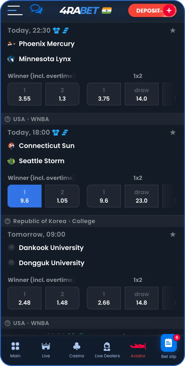 Decide on the size of your bet for the bet.