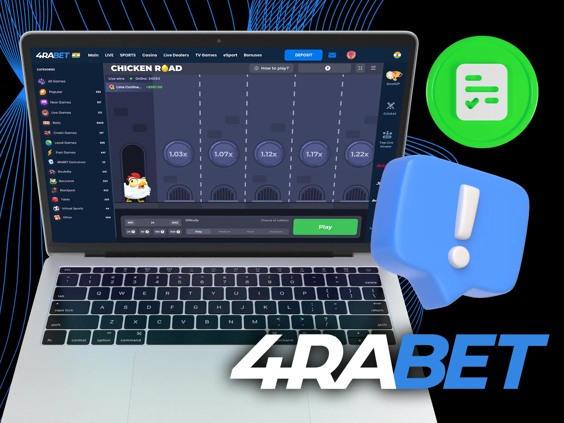 Apply our tips to win more in the Chicken Road game on 4rabet.