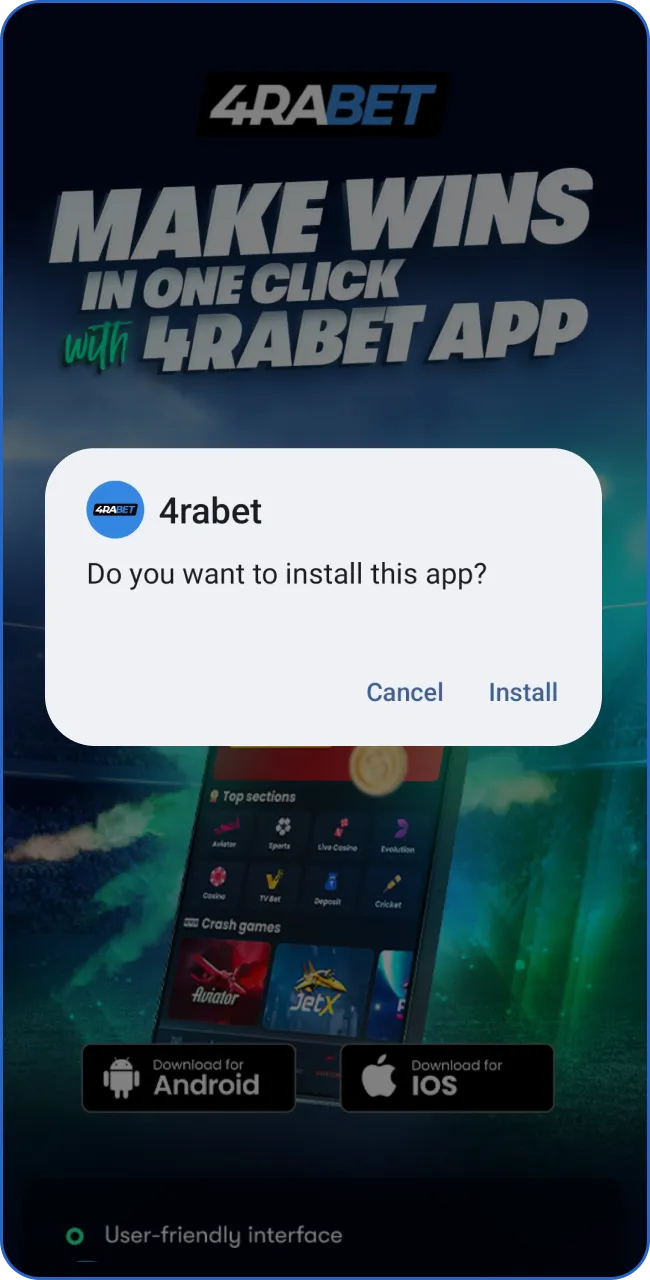 Run the file and install the app on your device.