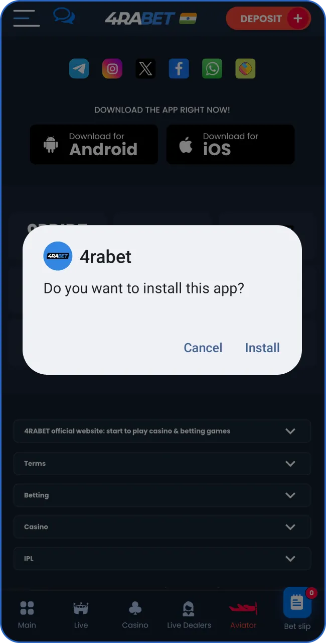 Download the app and install it.