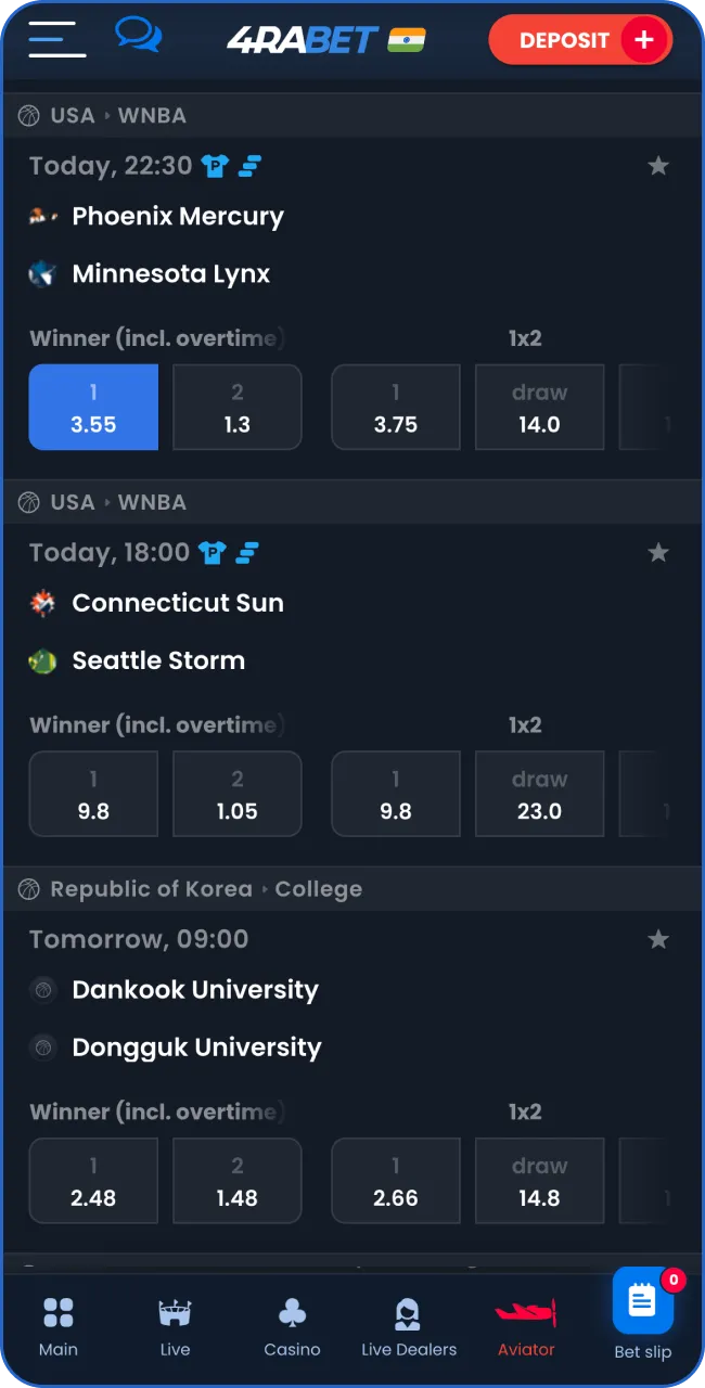 Decide on a stake for a bet.